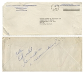 Edward White Pair of Letters Signed, Including One With an Autograph Note Just After Gemini IV -- ''What a ride that was!''